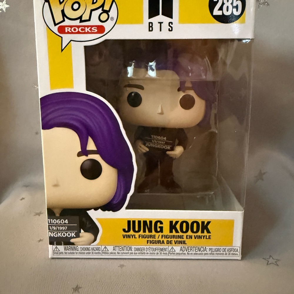 Funko Pop! Rocks BTS Jung Kook Vinyl Figure - Purple